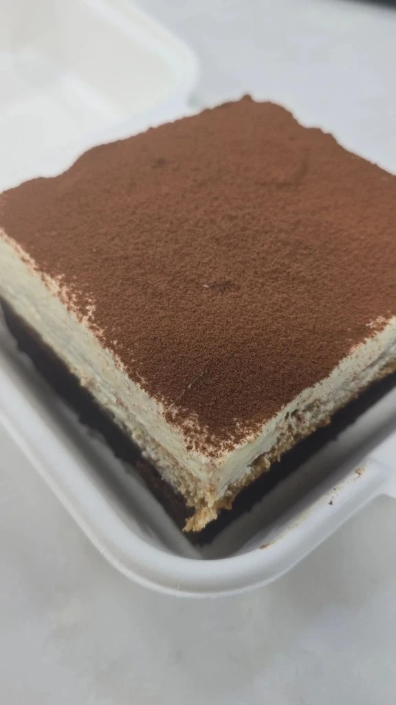 Tiramisu Brownies 4" Square