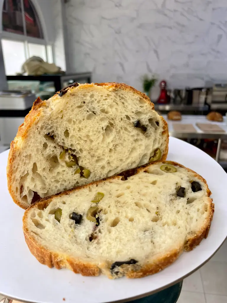 Olive and Za'atar Sourdough Loaf