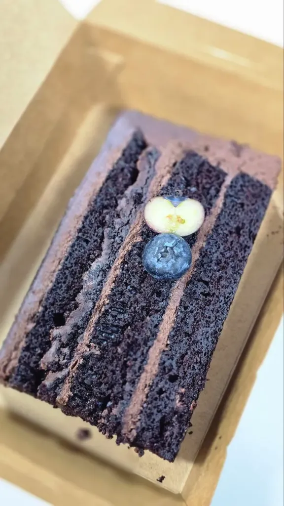 Sourdough Chocolate Cake Slice