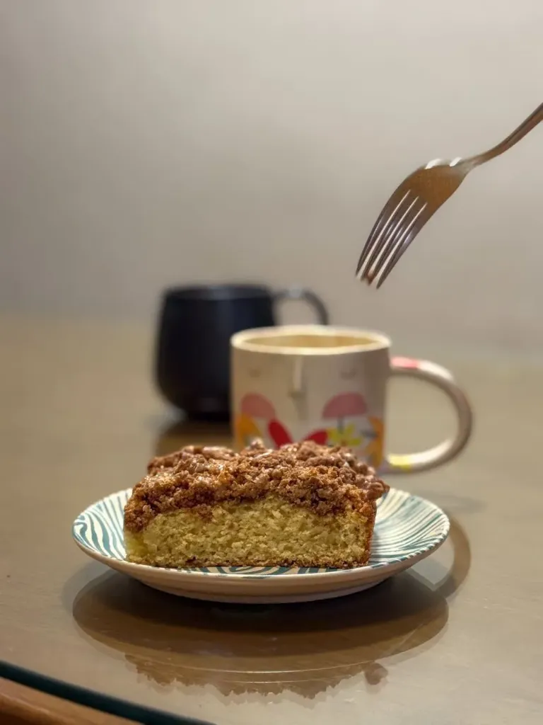 Sourdough Coffee Cake Slice