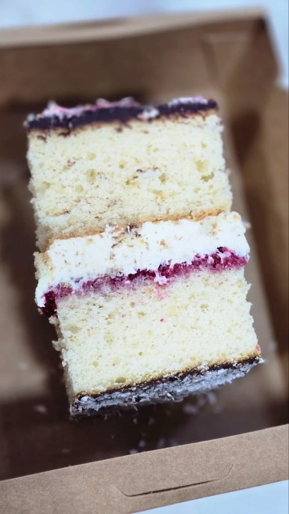 Lamington Cake Slice