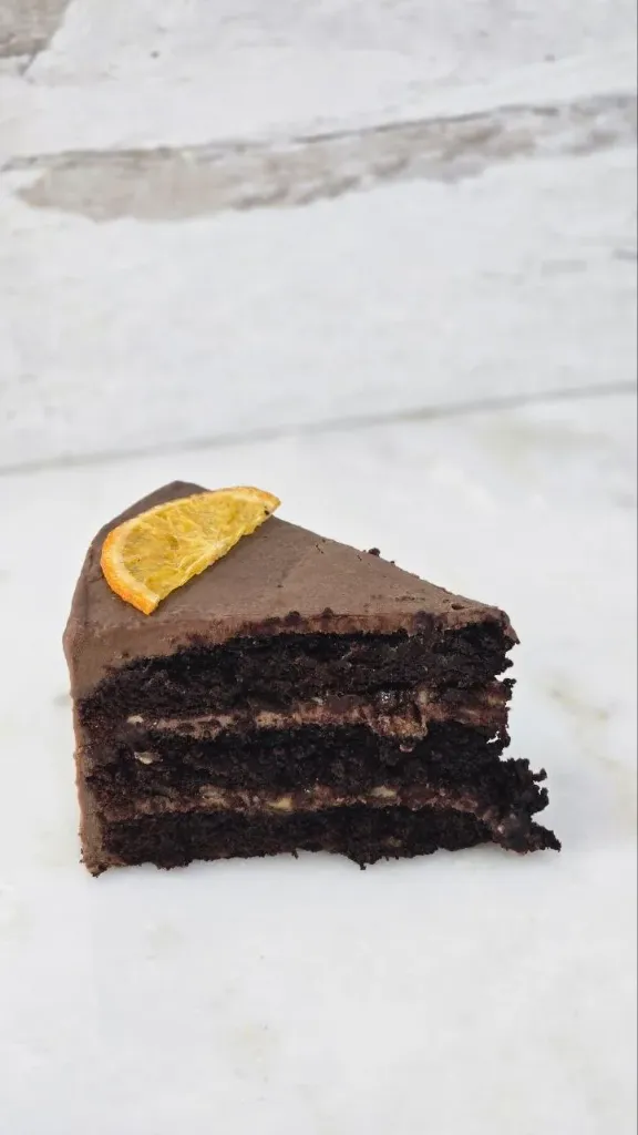 Chocolate Cake with Chocolate Orange Ganache & Candied Oranges