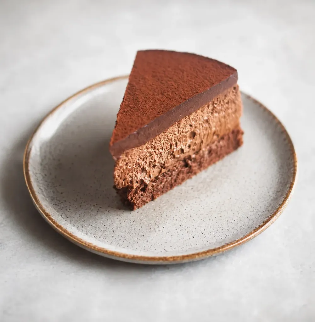 Triple Chocolate Mousse Cake
