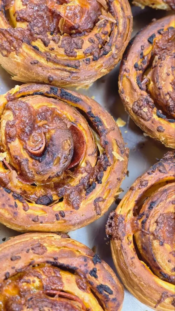 Pepperoni Pizza Croissant Rolls